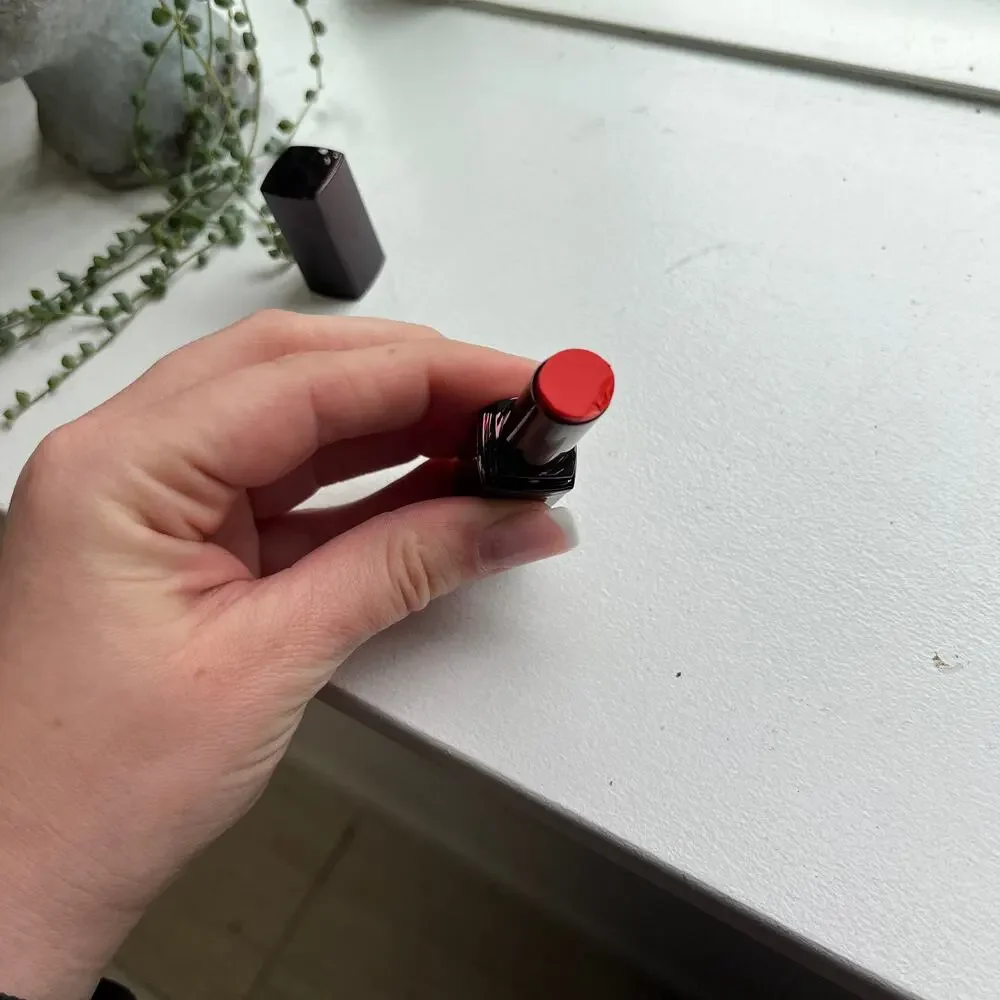 Laura Mercier Lip Parfait Creamy Colorbalm Lipstick in Juicy Papaya Red